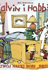 Okładka książki Calvin i Hobbes. Rozwój nauki robi "brzdęk" Bill Watterson