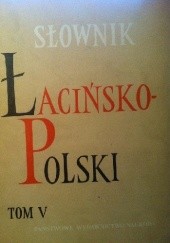 Okładka książki Słownik polsko-łaciński t V S-Z Marian Plezia