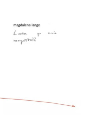 Okładka książki Lata po mnie rzeczywistość Magdalena Lange