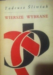 Okładka książki Wiersze wybrane Tadeusz Śliwiak