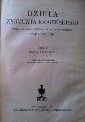 Okładka książki Dzieła Zygmunta Krasińskiego Tom I Dzieła poetyckie Zygmunt Krasiński