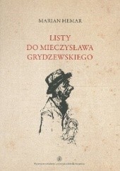 Okładka książki Listy do Mieczysława Grydzewskiego