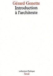 Okładka książki Introduction à larchitexte Gérard Genette
