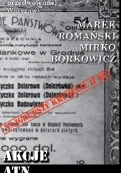 Okładka książki Akcje ATN Marek Romański