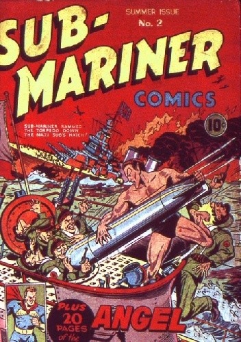 Okładki książek z cyklu The Sub-Mariner Comics