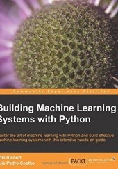 Okładka książki Building Machine Learning Systems with Python Luis Pedro Coelho, Willi Richert