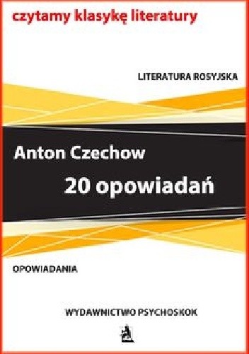 Okładka książki 20 opowiadań, Czechow Anton Czechow