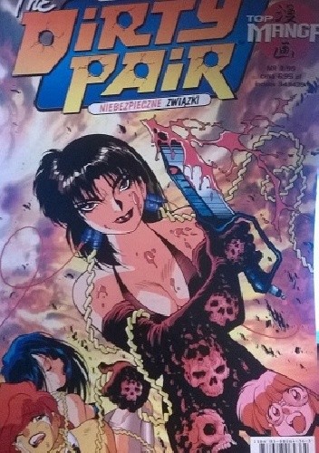 Okładki książek z cyklu The Dirty Pair (OEL manga)