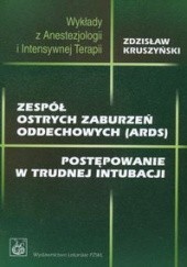Okładka książki zespół ostrych zaburzeń oddechowych Zdzisław Kruszyński