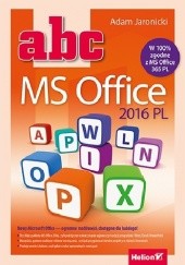 Okładka książki ABC MS Office 2016 PL