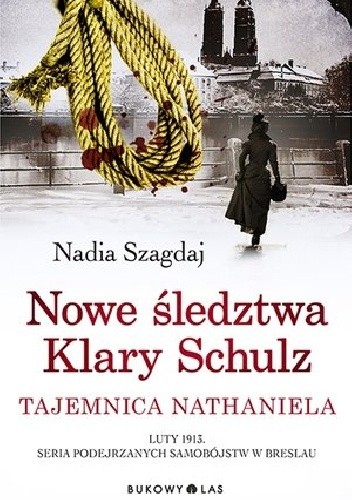 Okładki książek z cyklu Nowe śledztwa Klary Schulz