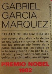 Okładka książki Relato de un náufrago Gabriel García Márquez