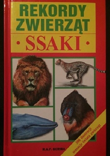 Okładki książek z serii Rekordy zwierząt