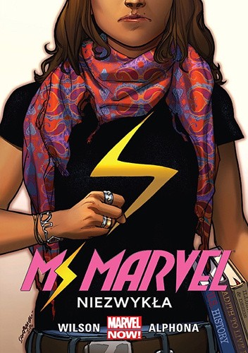 Okładki książek z cyklu Ms Marvel