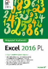 Okładka książki Excel 2016 PL Krzysztof Masłowski