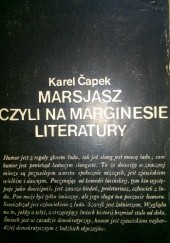 Okładka książki Marsjasz, czyli na marginesie literatury (1919-1931) Karel Čapek