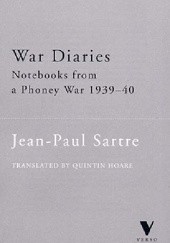 Okładka książki War Diaries: Notebooks from a Phoney War 1939-40 Jean-Paul Sartre