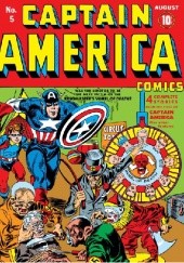 Okładka książki Captain America Comics 5 Jack Kirby