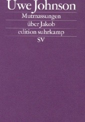 Okładka książki Mutmassungen über Jakob. Roman Uwe Johnson