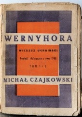 Okładka książki Wernyhora Michał Czajkowski