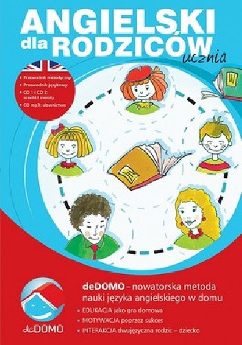 Okładki książek z cyklu Angielski dla rodziców