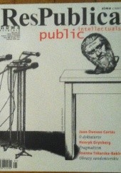 Okładka książki Res Publica Nova nr 1 2007 praca zbiorowa