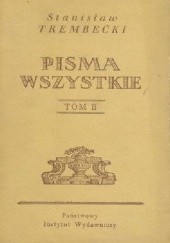 Okładka książki Pisma wszystkie - Tom II Stanisław Trembecki
