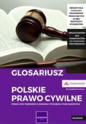 Okładka książki Glosariusz. Polskie prawo cywilne Natalia Mielech