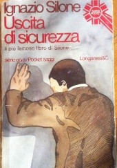 Okładka książki Uscita di sicurezza Ignazio Silone