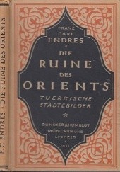 Okładka książki Die Ruine des Orients. Türkische Städtebilder Franz Carl Endres