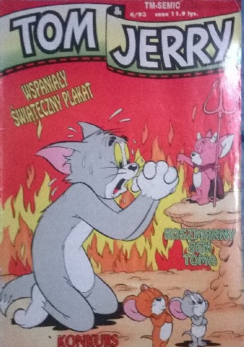 Okładka książki Tom & Jerry 4/1993 praca zbiorowa