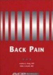 Okładka książki Back Pain Miles Colwell, Andrew J. Haig