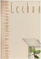 Okładka książki Liryki najpiękniejsze Jan Lechoń