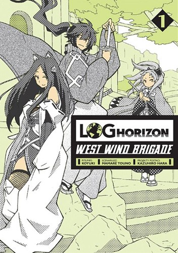 Okładki książek z cyklu Log Horizon - West Wind Brigade