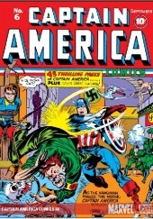 Okładka książki Captain America Comics #6 Al Avison, Jack Binder, Al Gabriele, Jack Kirby, Stan Lee, Charles Nicholas, Syd Shores, Joe Simon