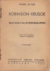 Okładka książki Robinson Krusoe. Przygody na wyspie bezludnej Daniel Defoe