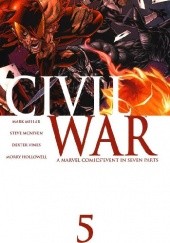 Okładka książki Civil War, Part 5 of 7 Steve McNiven, Mark Millar