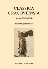 Okładka książki Classica Cracoviensia. Volume XVIII (2015)
