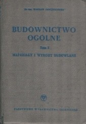 Okładka książki Budownictwo Ogólne, Tom 1 Wacław Żenczykowski