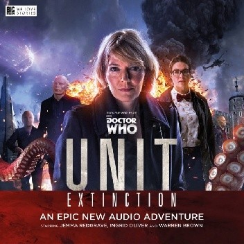 Okładki książek z cyklu Doctor Who - UNIT The New Series 1