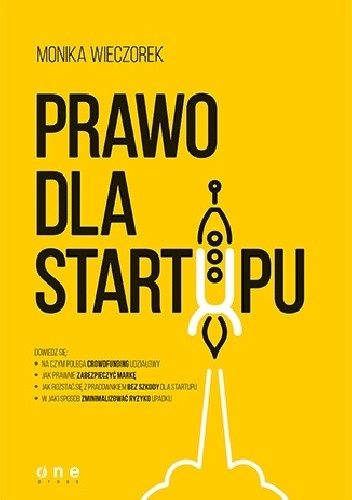Okładka książki Prawo dla startupu Monika Wieczorek