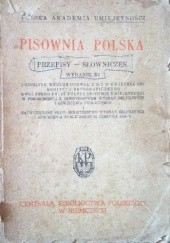 Okładka książki Pisownia polska praca zbiorowa