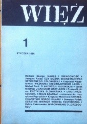 Okładka książki Więź nr 1 (327) styczeń 1986 praca zbiorowa