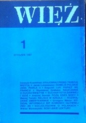 Okładka książki Więź nr 1 (339) styczeń 1987 praca zbiorowa
