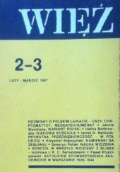 Okładka książki Więź nr 2-3 (340-341) luty- marzec 1987 praca zbiorowa