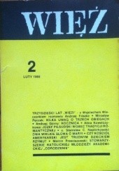 Okładka książki Więź nr 2 (352) luty 1988 praca zbiorowa