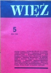 Okładka książki Więź nr 5 (355) maj 1988 praca zbiorowa