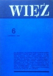 Okładka książki Więź nr 6 (356) czerwiec 1988 praca zbiorowa