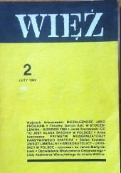 Okładka książki Więź nr 2 (364) luty 1989 praca zbiorowa