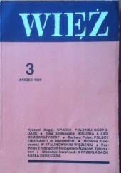 Okładka książki Więź nr 3 (365) marzec 1989 praca zbiorowa
